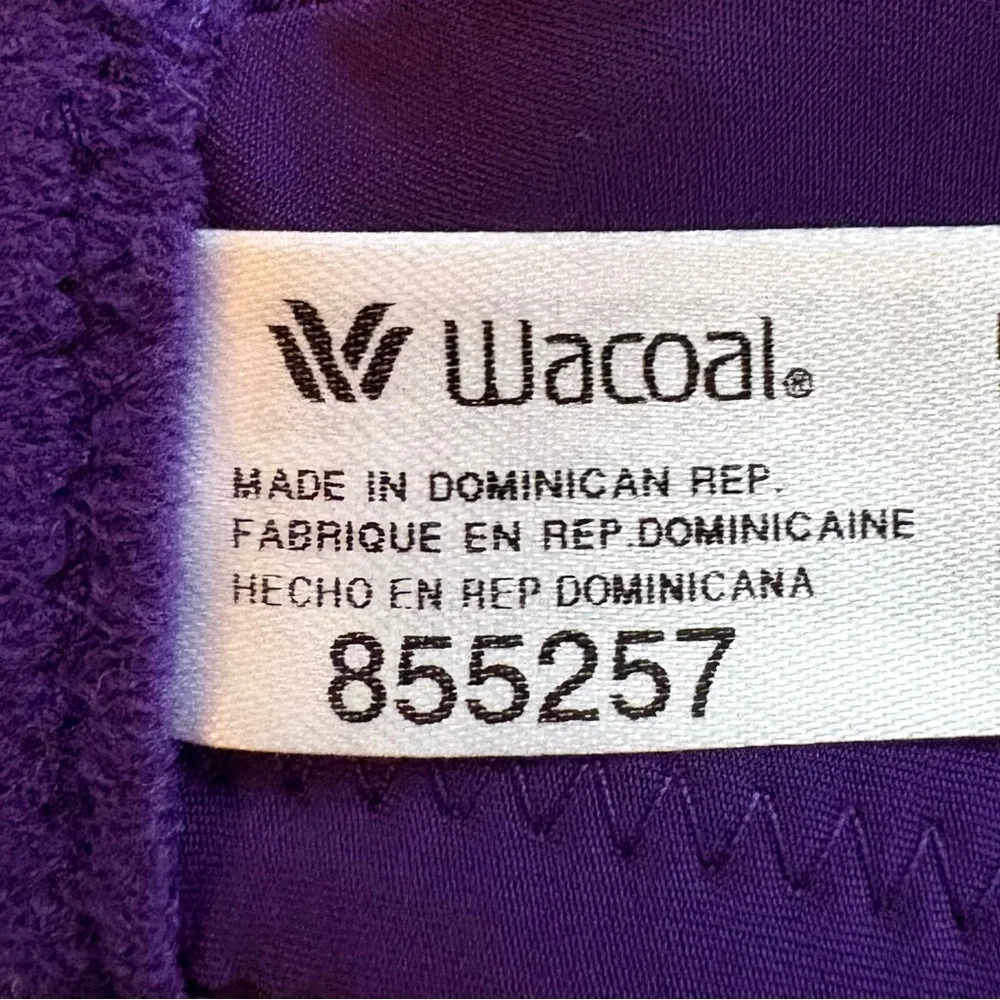 Wacoal Violet Indigo Lace Impression Full-Coverage Underwire Bra Size 32DDD NWT - Picture 7 of 16